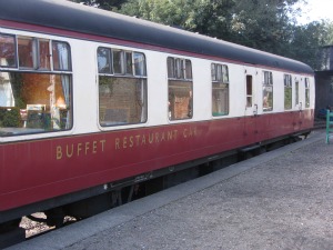 The buffet car in the sidings of the Poppy Line, Sheringham The buffet car in the sidings of the Poppy Line, Sheringham