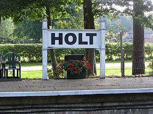 Holt Station along the North Norfolk Railway Holt Station along the North Norfolk Railway
