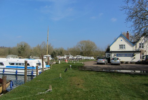 Moor up at one of the many pubs on the network of waterways in the Norfolk Broads