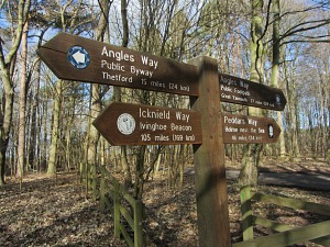 Walks joining the start of the Peddars Way Walks joining the start of the Peddars Way