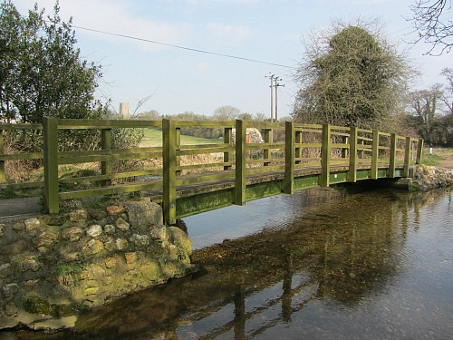 The bridge over the ford at Castle Acre
