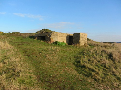 The pill box at Little Eye just before you head inland to Salthouse