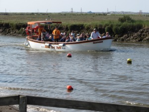 Seal trips by boat in North Norfolk