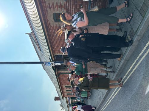 Sheringham 1940s weekend outside the North Norfolk Railway