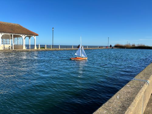 Sheringham boating pond Sheringham boating pond
