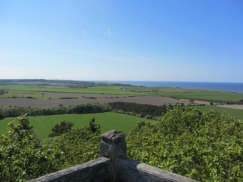 View from the top of the Gazebo, Sheringham Park