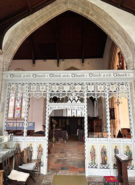 Interior of Gt Rybugh church on the Walsingham Way Interior of Gt Rybugh church on the Walsingham Way