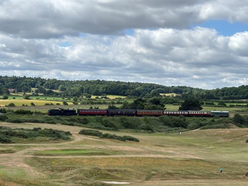Steam train on the North Norfolk Railway