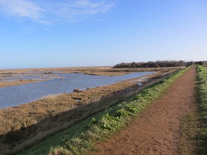 Stiffkey Marshes walk to Wells