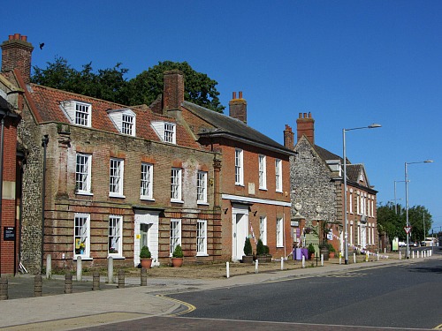 Georgian houses scattered around Swaffham