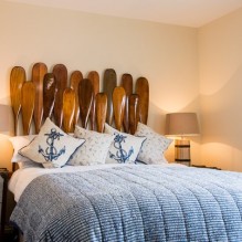 Unique bedrooms in The Boathouse, Ormesby Broad Unique bedrooms in The Boathouse, Ormesby Broad