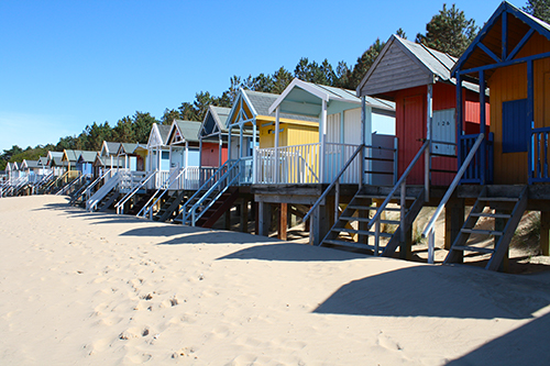 Wells beach huts Wells beach huts