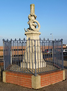 Well Memorial to the 11 lifeboat men who lost their lives