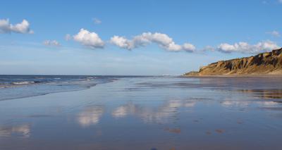 West Runton beach at low tide