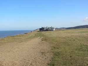 The cliff walk to Sheringham from Weybourne The cliff walk to Sheringham from Weybourne