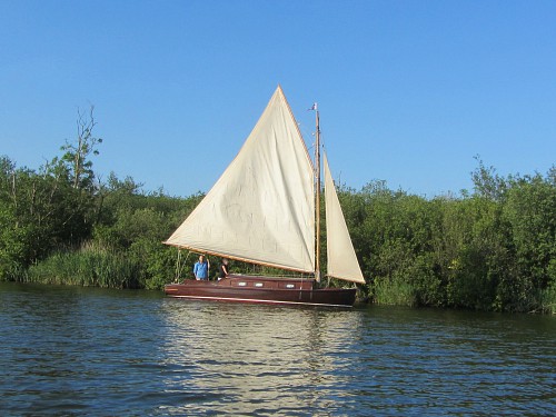 A modern Wherry boat