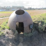 An Alan Williams gun turret at Cley-next-the-Sea An Alan Williams gun turret at Cley-next-the-Sea