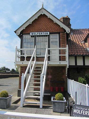 The Signal box at Wolferton Station