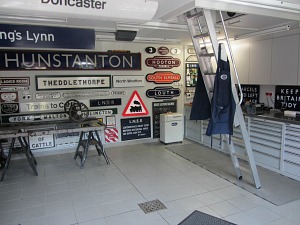 Old railway station signs