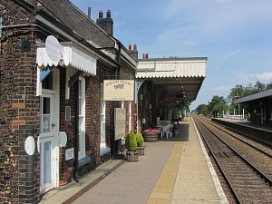 Wymondham railway station Wymondham railway station